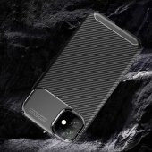 Apple iPhone 11 Kılıf Antişok Carbon Regnor Antişok Carbon Silikon - 5
