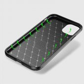 Apple iPhone 11 Kılıf Antişok Carbon Regnor Antişok Carbon Silikon - 9