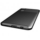 Samsung Galaxy A02 Kılıf Antişok Carbon Desenli Regnor Silikon Kapak - 6