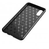 Samsung Galaxy A02 Kılıf Antişok Carbon Desenli Regnor Silikon Kapak - 8