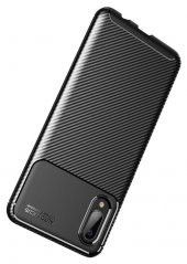 Samsung Galaxy A02 Kılıf Antişok Carbon Desenli Regnor Silikon Kapak - 9