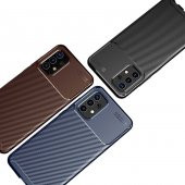 Samsung Galaxy A32 4G Kılıf Antişok Carbon Desenli Regnor Silikon Kapak - 5
