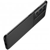 Samsung Galaxy S21 Ultra Kılıf Antişok Carbon Desenli Regnor Silikon Kapak - 10