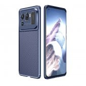 Xiaomi Mi 11 Ultra Kılıf Antişok Carbon Desenli Regnor Silikon Kapak - 11