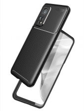 Xiaomi Mi 10T Pro 5G Kılıf Antişok Carbon Regnor Silikon Kapak - 5