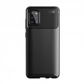 Samsung Galaxy A31 Kılıf Antişok Carbon Desenli Regnor Silikon Kapak - 1
