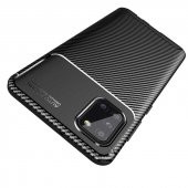 Samsung Galaxy A31 Kılıf Antişok Carbon Desenli Regnor Silikon Kapak - 6