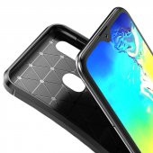 Samsung Galaxy A20E Kılıf Antişok Carbon Desenli Regnor Silikon Kapak - 8