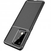 Samsung Galaxy S20 Ultra Kılıf Antişok Carbon Desenli Regnor Silikon Kapak - 9