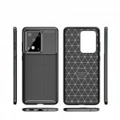 Samsung Galaxy S20 Ultra Kılıf Antişok Carbon Desenli Regnor Silikon Kapak - 12