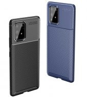 Samsung Galaxy A91 (S10 Lite) Kılıf Antişok Carbon Regnor Antişok Carbon Silikon - 5