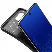 Samsung Galaxy A91 (S10 Lite) Kılıf Antişok Carbon Regnor Antişok Carbon Silikon - 7