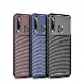Huawei Honor 20 Lite Kılıf Antişok Carbon Regnor Antişok Carbon Silikon - 1