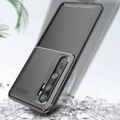 Xiaomi Mi Note 10 Kılıf Antişok Carbon Regnor Antişok Carbon Silikon - 6