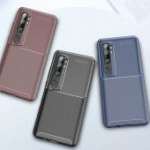 Xiaomi Mi Note 10 Kılıf Antişok Carbon Regnor Antişok Carbon Silikon - 10