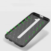 Oppo Reno 2Z Kılıf Antişok Carbon Regnor Antişok Carbon Silikon - 8