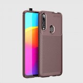 Huawei Y9 Prime 2019 Kılıf Antişok Carbon Regnor Antişok Carbon Silikon - 6