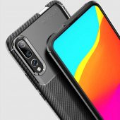 Huawei Y9 Prime 2019 Kılıf Antişok Carbon Regnor Antişok Carbon Silikon - 7