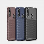 Huawei Y9 Prime 2019 Kılıf Antişok Carbon Regnor Antişok Carbon Silikon - 10