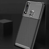 Huawei Y9 Prime 2019 Kılıf Antişok Carbon Regnor Antişok Carbon Silikon - 12