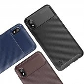 Samsung Galaxy A10 Kılıf Antişok Carbon Regnor Antişok Carbon Silikon - 9