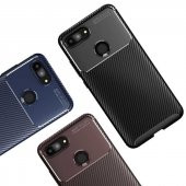 Xiaomi Mi 8 Lite Kılıf Antişok Carbon Regnor Antişok Carbon Silikon - 6