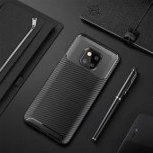 Huawei Mate 20 Pro Kılıf Antişok Carbon Regnor Antişok Carbon Silikon - 2