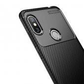 Xiaomi Redmi Note 6 Pro Kılıf Antişok Carbon Regnor Antişok Carbon Silikon - 9