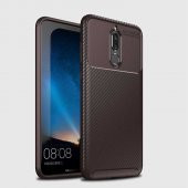 Huawei Mate 10 Lite Kılıf Antişok Carbon Regnor Antişok Carbon Silikon - 1