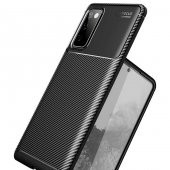 Samsung Galaxy S20 FE Kılıf Antişok Carbon Desenli Regnor Silikon Kapak - 5