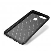 Oppo A7X Kılıf Antişok Carbon Desenli Regnor Silikon Kapak - 5