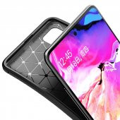 Samsung Galaxy M31S Kılıf Antişok Carbon Desenli Regnor Silikon Kapak - 8