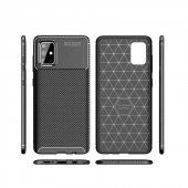 Samsung Galaxy M31S Kılıf Antişok Carbon Desenli Regnor Silikon Kapak - 12