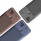 Xiaomi Redmi 9C Kılıf Antişok Carbon Desenli Regnor Silikon Kapak - 8