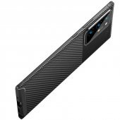 Samsung Galaxy Note 20 Ultra Kılıf Antişok Carbon Desenli Regnor Silikon Kapak - 12