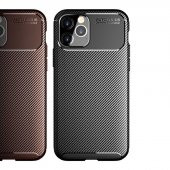 Apple iPhone 12 Pro Max Kılıf Antişok Carbon Desenli Regnor Silikon Kapak - 9