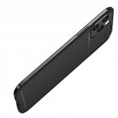 Apple iPhone 12 Pro Max Kılıf Antişok Carbon Desenli Regnor Silikon Kapak - 10
