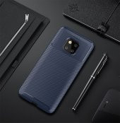 Huawei Mate 20 Pro Kılıf Regnor Antişok Carbon Silikon Kapak Kılıf - 8
