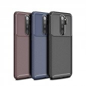 Xiaomi Redmi Note 8 Pro Kılıf Regnor Antişok Carbon Silikon Kapak - 1