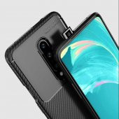 Xiaomi Mi 9T Kılıf Regnor Antişok Carbon Silikon Kapak Kılıf + Cam - 2
