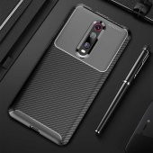 Xiaomi Mi 9T Kılıf Regnor Antişok Carbon Silikon Kapak Kılıf + Cam - 5
