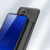 Samsung Galaxy A81 (Note 10 Lite) Kılıf Antişok Carbon Regnor Antişok Carbon Silikon - 6