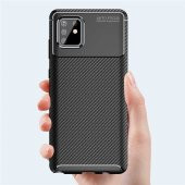 Samsung Galaxy A81 (Note 10 Lite) Kılıf Antişok Carbon Regnor Antişok Carbon Silikon - 8