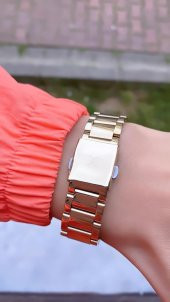 DANIEL KLEIN EDK.1.10036.1 BİLEKLİK HEDİYELİ YENİ SEZON GOLD KADIN KOL SAATİ - 6