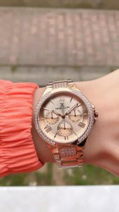 DANIEL KLEIN EDK.1.10036.2 BİLEKLİK HEDİYELİ YENİ SEZON ROSE GOLD KADIN KOL SAATİ - 3