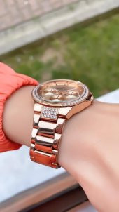 DANIEL KLEIN EDK.1.10036.2 BİLEKLİK HEDİYELİ YENİ SEZON ROSE GOLD KADIN KOL SAATİ - 5
