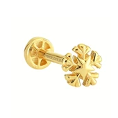 Altın KartanesiTragus Piercing 14 Ayar - 2