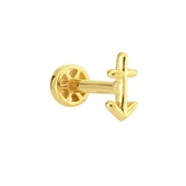 Altın Çapa Tragus Piercing 14 Ayar - 2