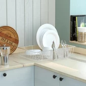 Geseus Home Tek Katlı Tabaklık Bulaşıklık Krom KB003K - 3