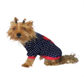 Dots Love Mom Oval Yaka Tişört Köpek Kıyafeti Köpek Elbisesi, Anneler Günü - 5